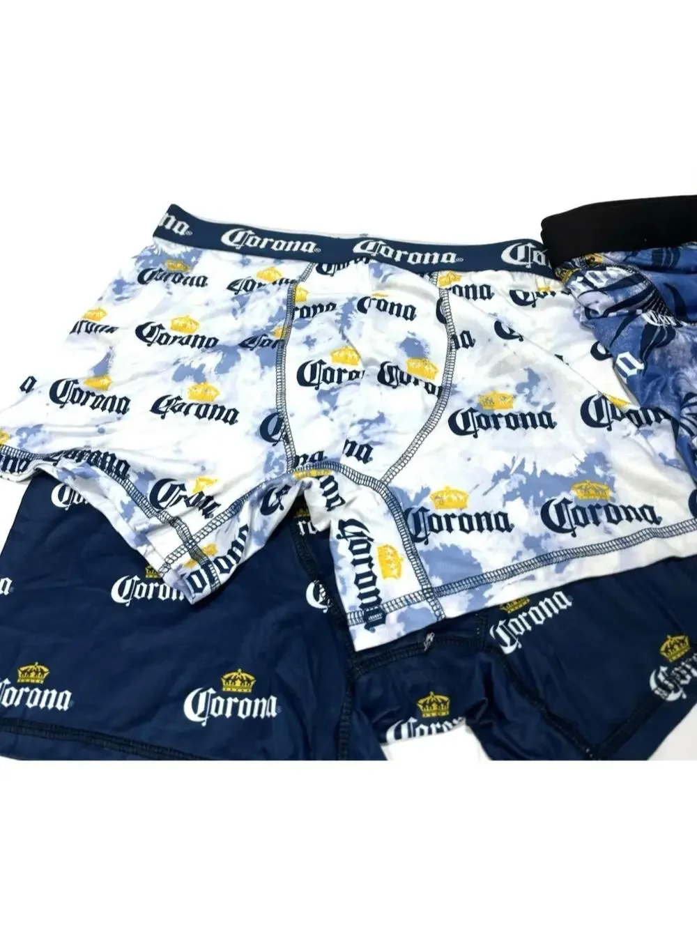 Corona Beer Men's Boxer Briefs 3Pc Set Size X-Large Blue White New Underwear NEW